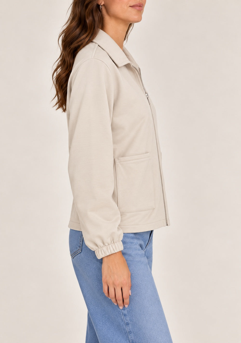 Marisa | Chaqueta de Felpa con Cremallera