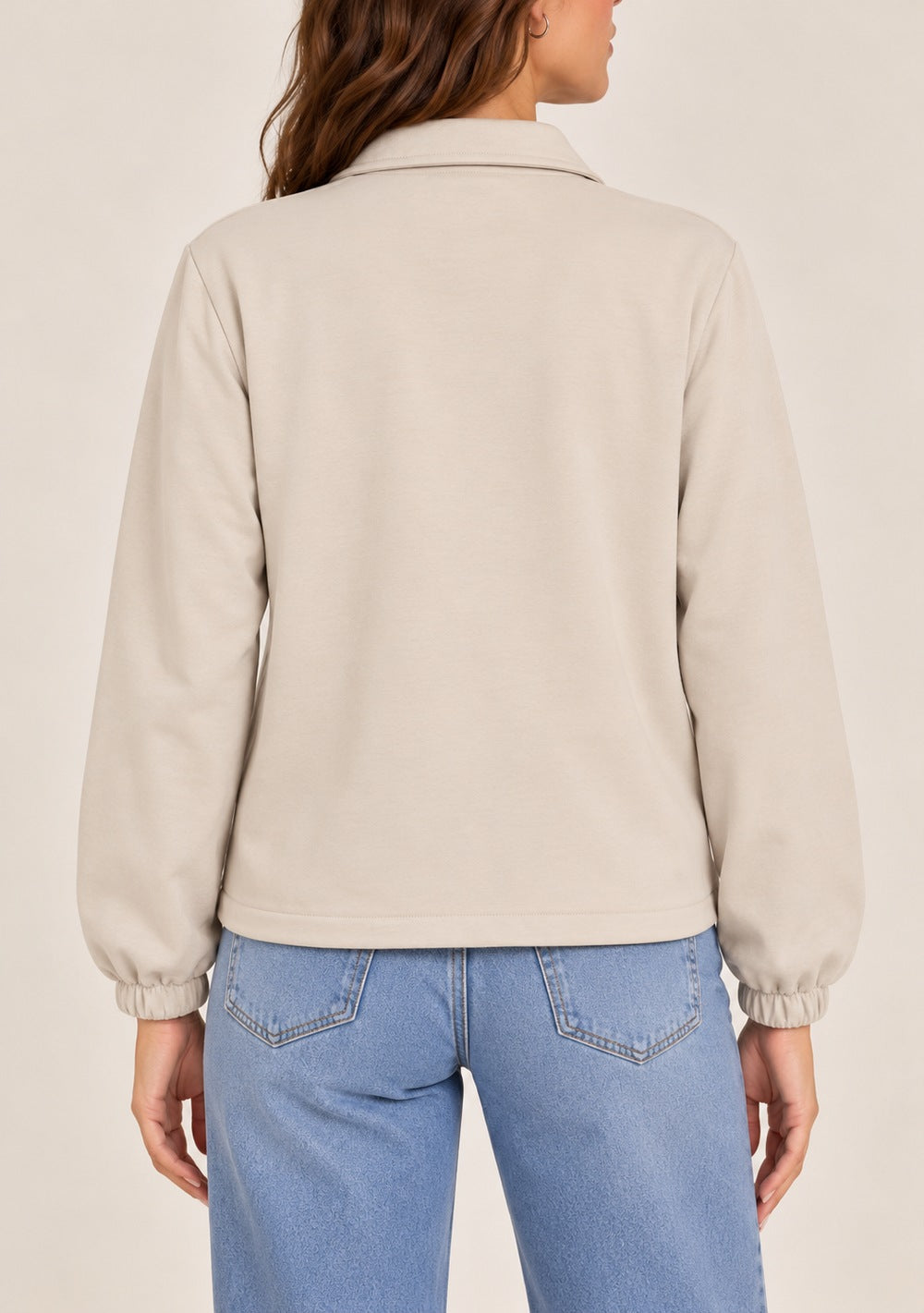 Marisa | Chaqueta de Felpa con Cremallera