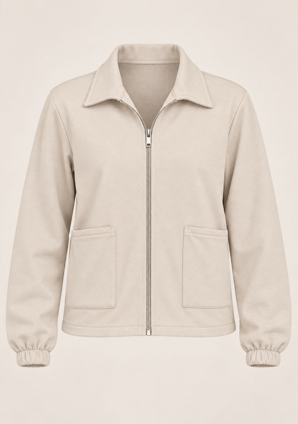 Marisa | Chaqueta de Felpa con Cremallera