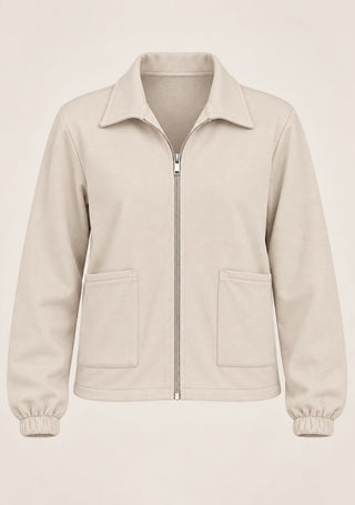 Marisa | Chaqueta de Felpa con Cremallera