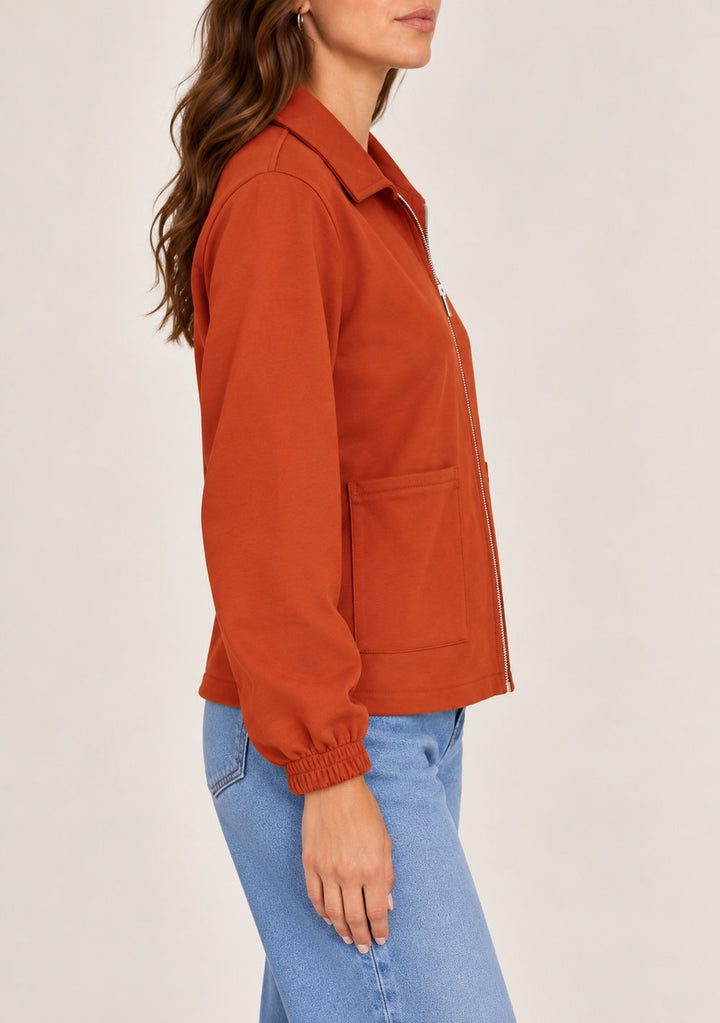 Marisa | Chaqueta de Felpa con Cremallera