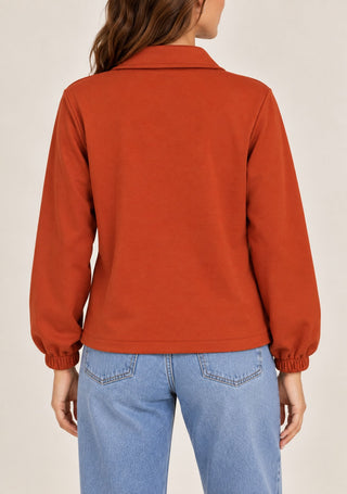 Marisa | Chaqueta de Felpa con Cremallera