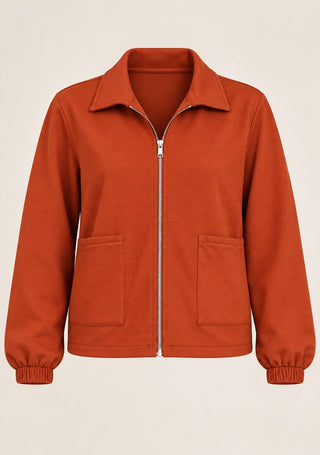 Marisa | Chaqueta de Felpa con Cremallera