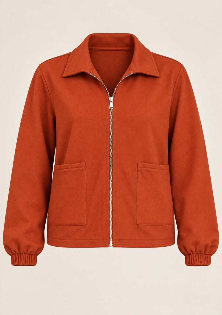 Marisa | Chaqueta de Felpa con Cremallera