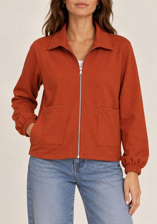 Marisa | Chaqueta de Felpa con Cremallera