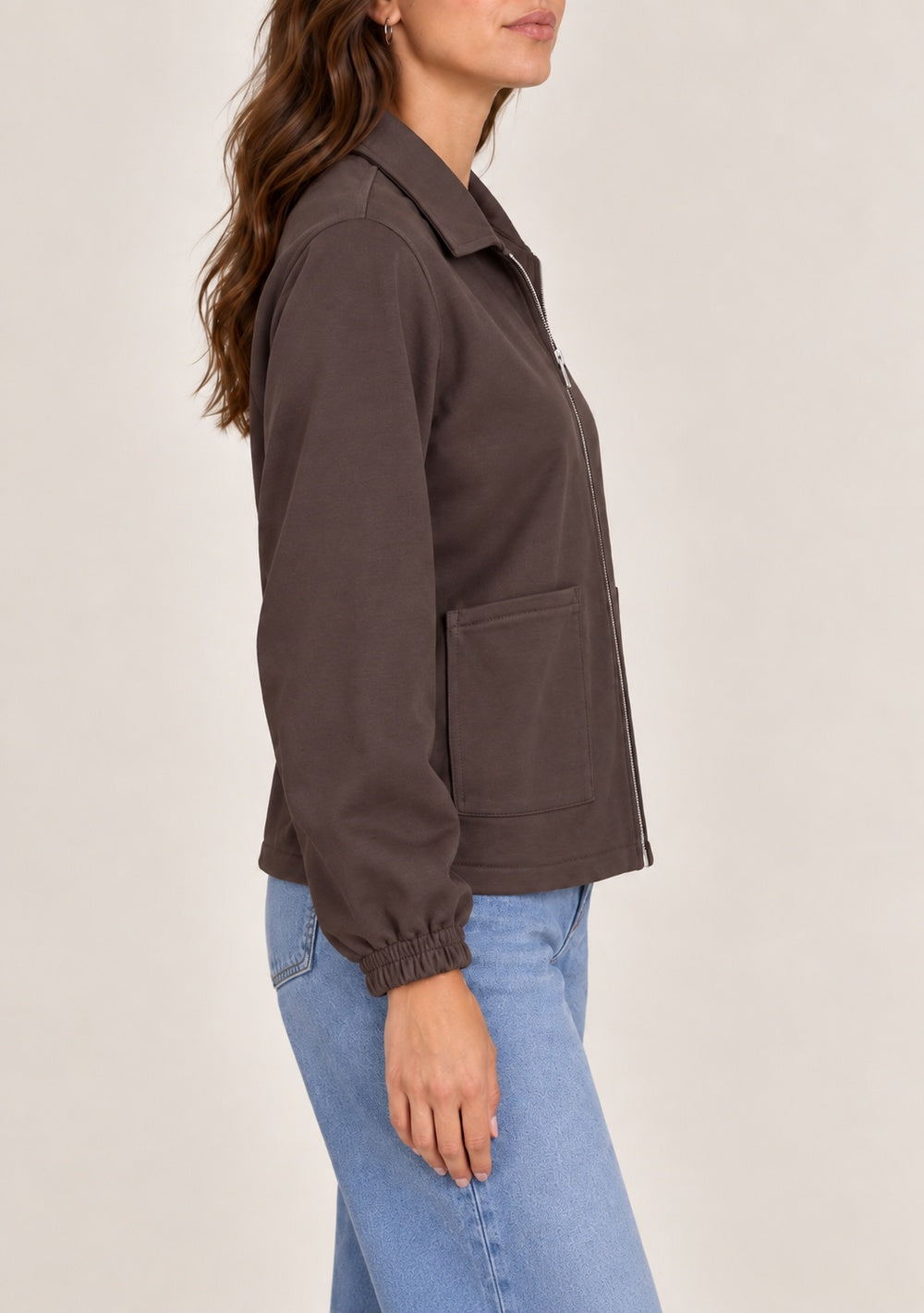 Marisa | Chaqueta de Felpa con Cremallera
