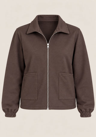 Marisa | Chaqueta de Felpa con Cremallera
