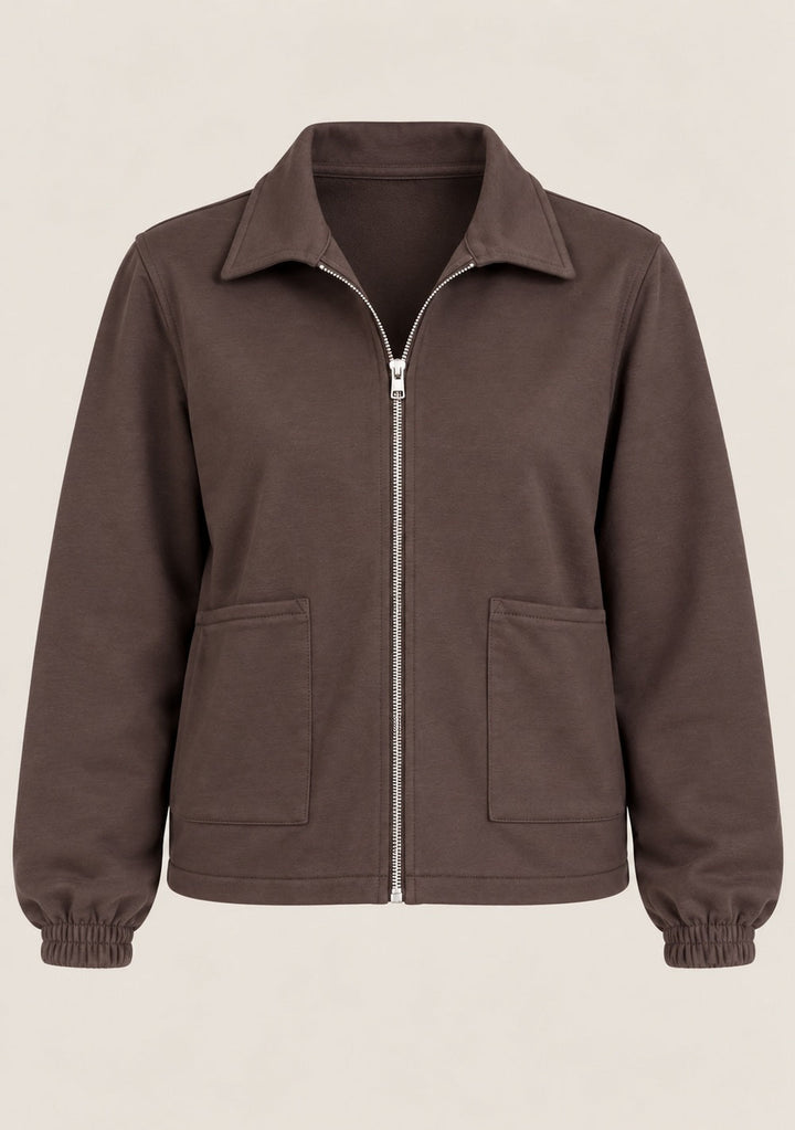 Marisa | Chaqueta de Felpa con Cremallera