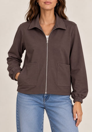 Marisa | Chaqueta de Felpa con Cremallera