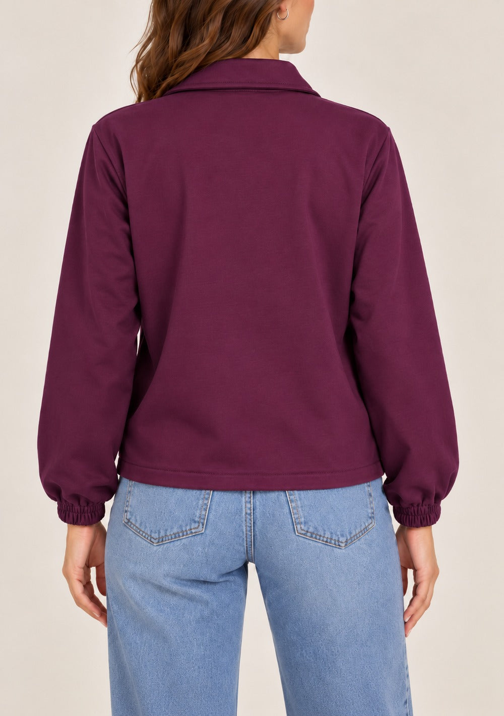 Marisa | Chaqueta de Felpa con Cremallera