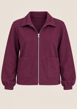 Marisa | Chaqueta de Felpa con Cremallera