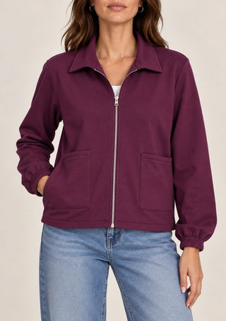 Marisa | Chaqueta de Felpa con Cremallera