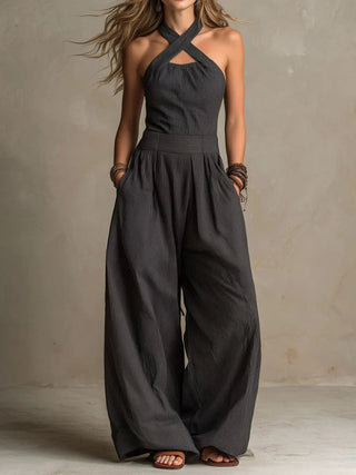Adriana | Mono Elegante con Escote Cruzado