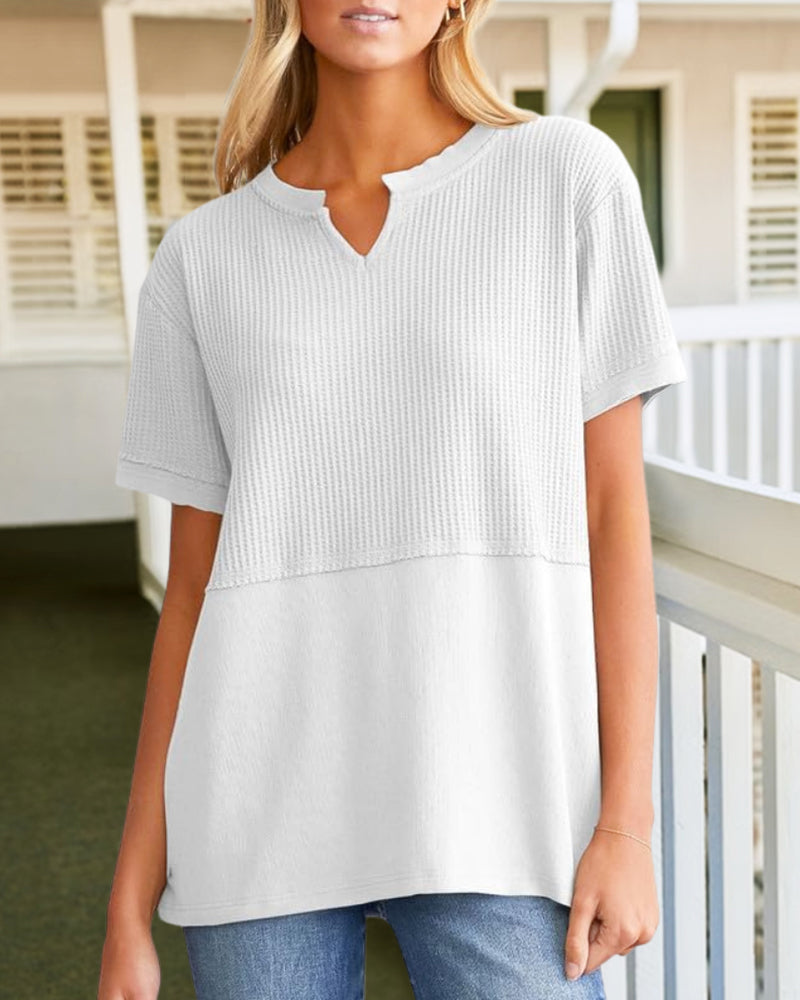 Clara | Top Oversize de Punto Gofrado