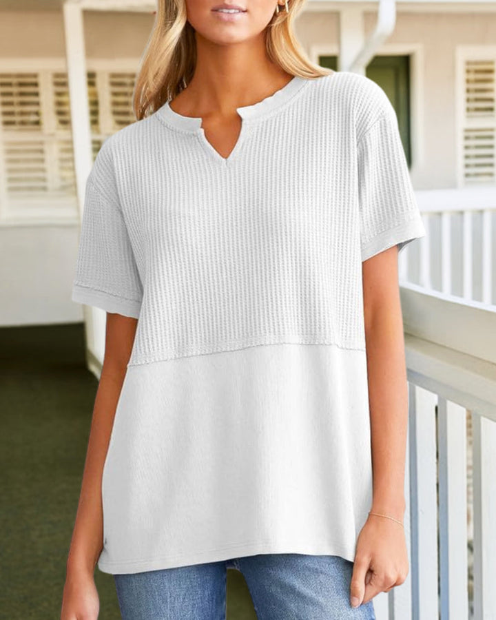 Clara | Top Oversize de Punto Gofrado