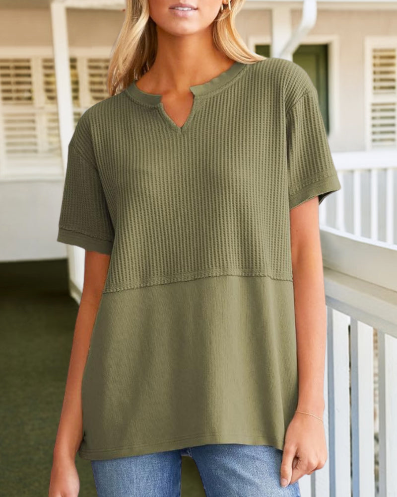 Clara | Top Oversize de Punto Gofrado