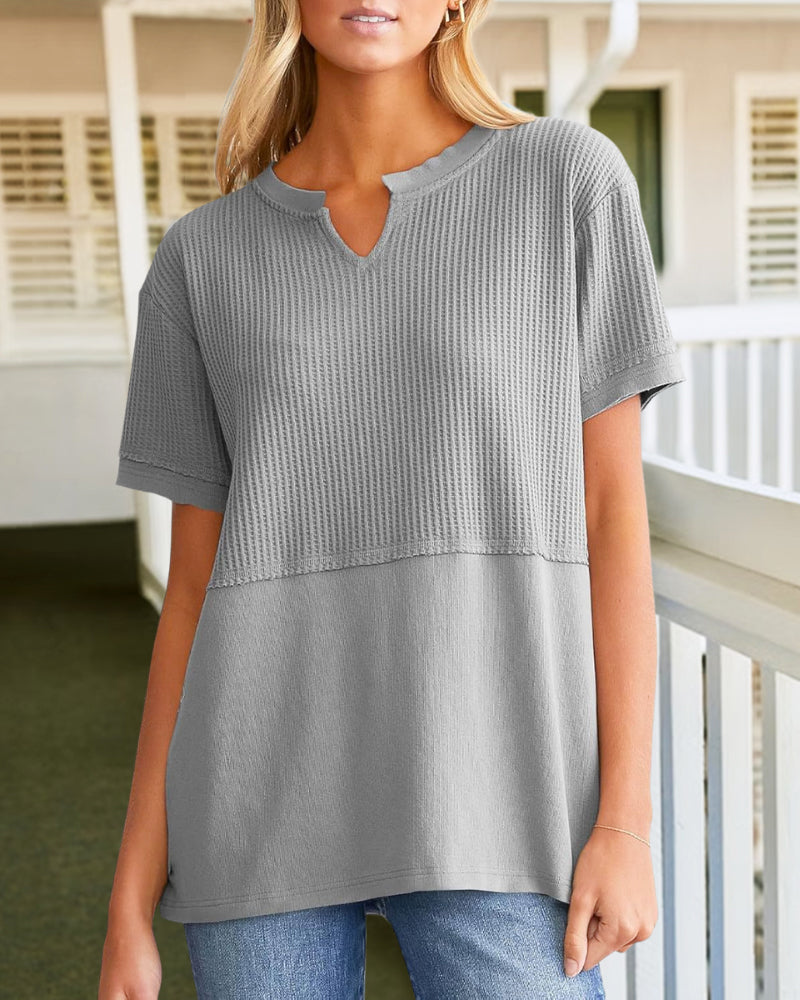 Clara | Top Oversize de Punto Gofrado