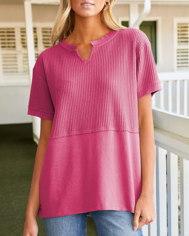 Clara | Top Oversize de Punto Gofrado
