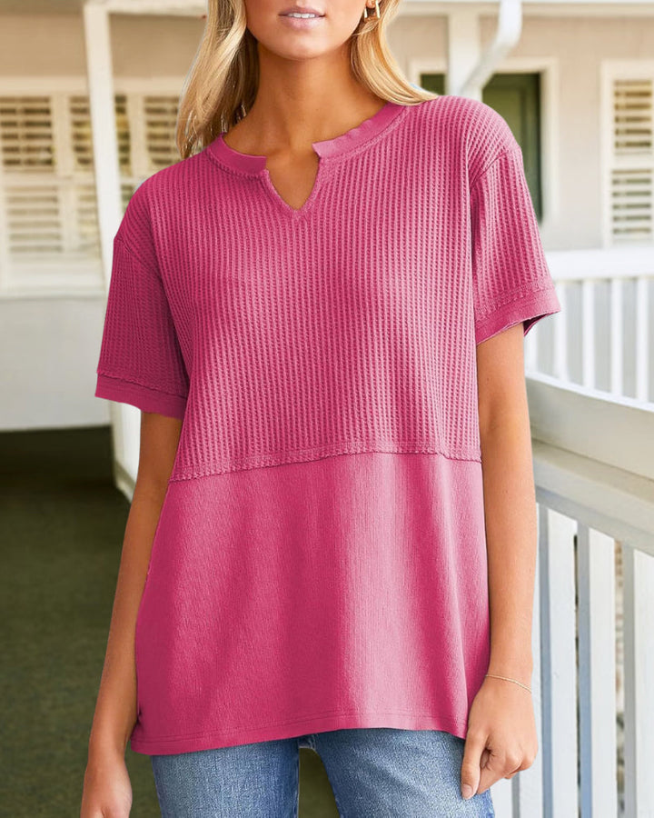 Clara | Top Oversize de Punto Gofrado