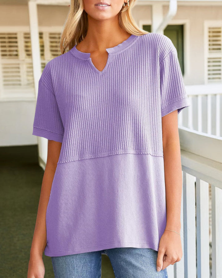Clara | Top Oversize de Punto Gofrado