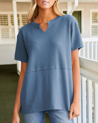 Clara | Top Oversize de Punto Gofrado