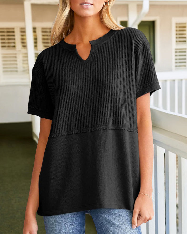 Clara | Top Oversize de Punto Gofrado