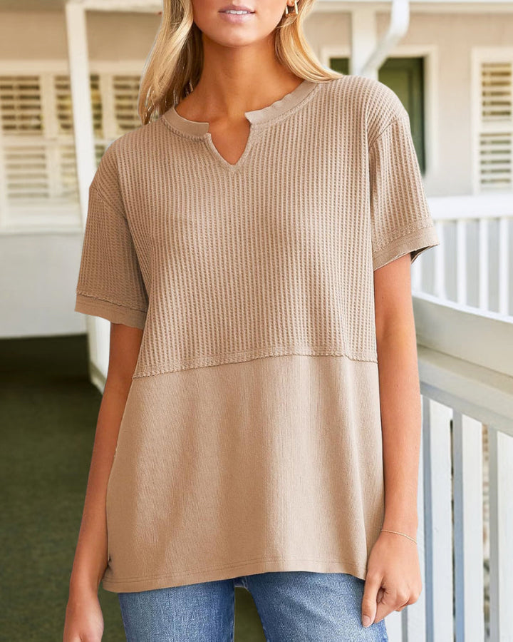 Clara | Top Oversize de Punto Gofrado