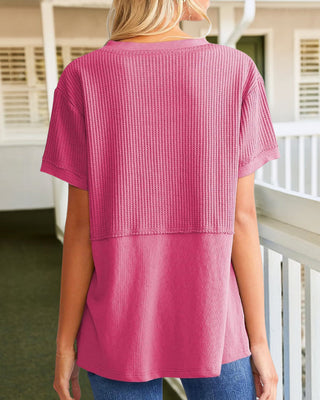 Clara | Top Oversize de Punto Gofrado
