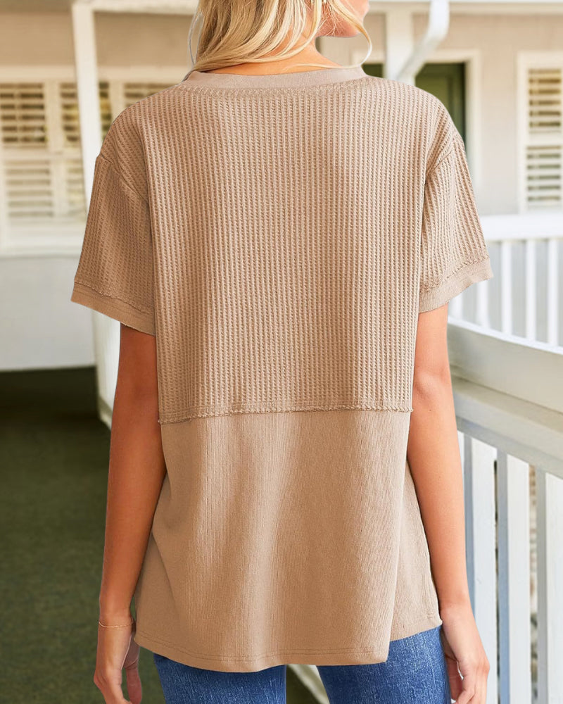 Clara | Top Oversize de Punto Gofrado