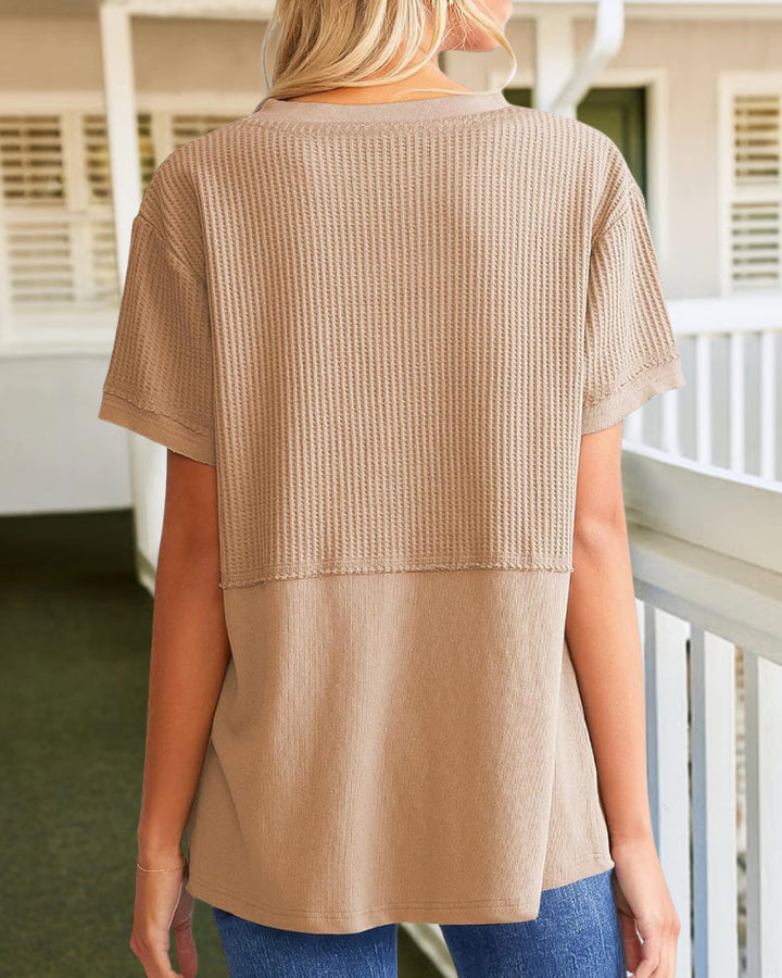 Clara | Top Oversize de Punto Gofrado