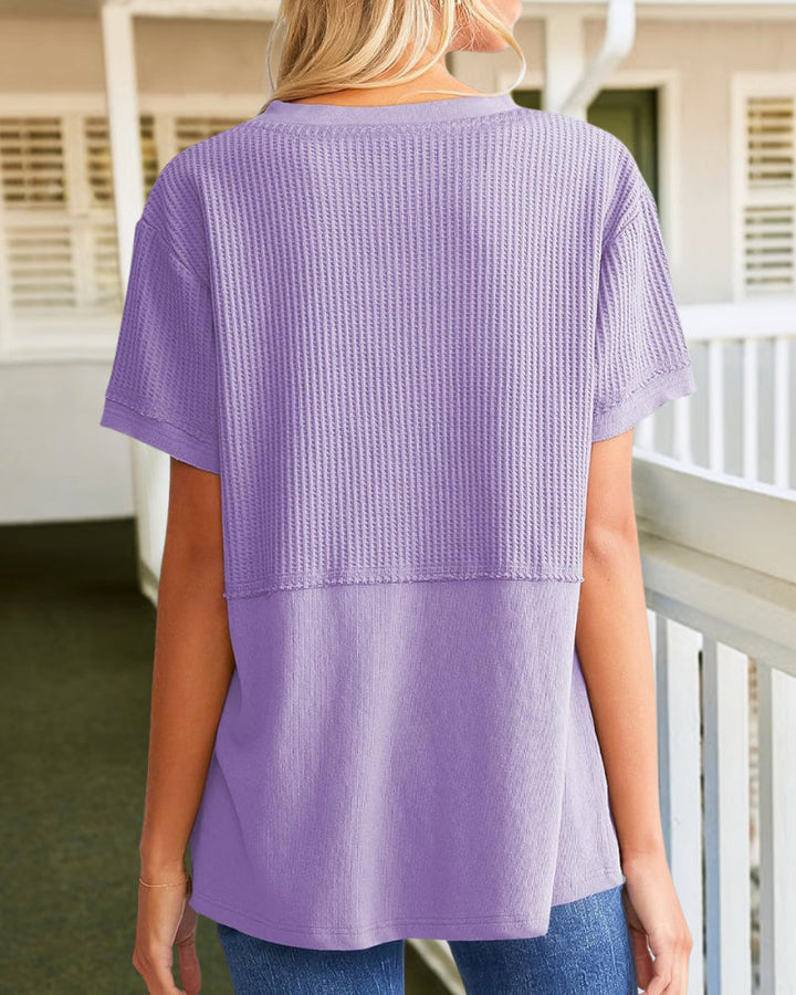 Clara | Top Oversize de Punto Gofrado