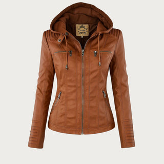 Valeria | Chaqueta con Capucha y Bolsillos con Cremallera
