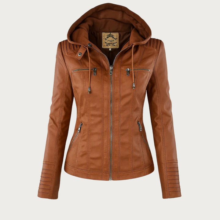 Valeria | Chaqueta con Capucha y Bolsillos con Cremallera