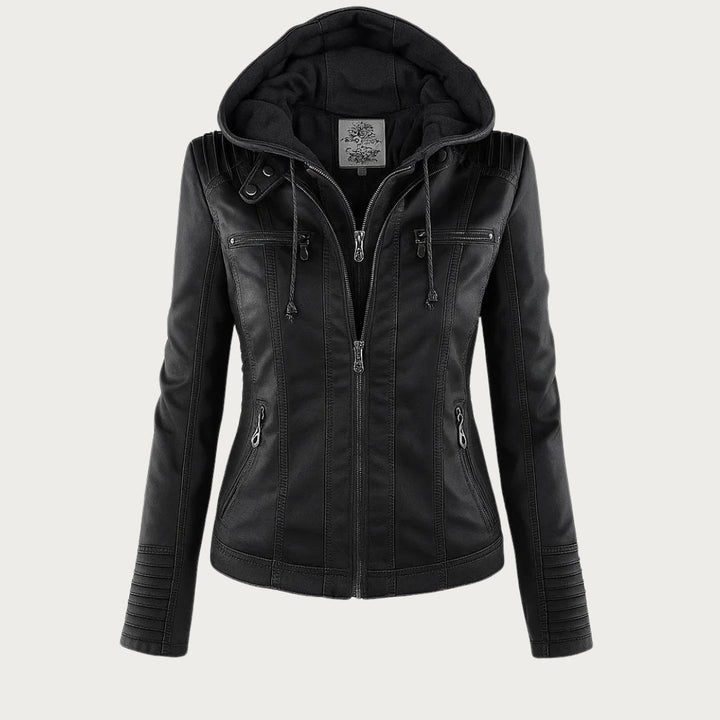 Valeria | Chaqueta con Capucha y Bolsillos con Cremallera