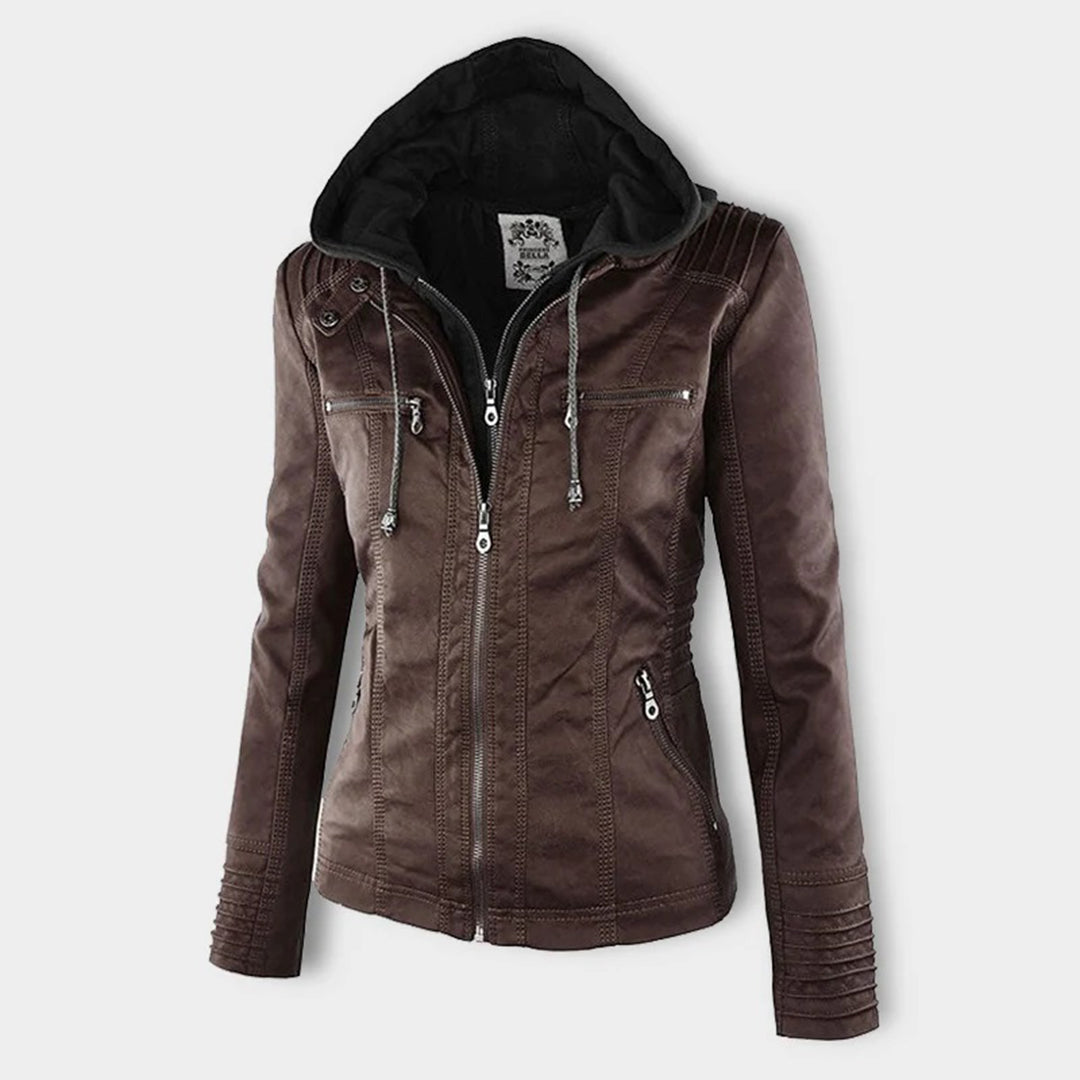 Valeria | Chaqueta con Capucha y Bolsillos con Cremallera