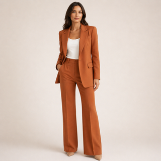 Victoria | Traje Elegante de Pantalón Ancho