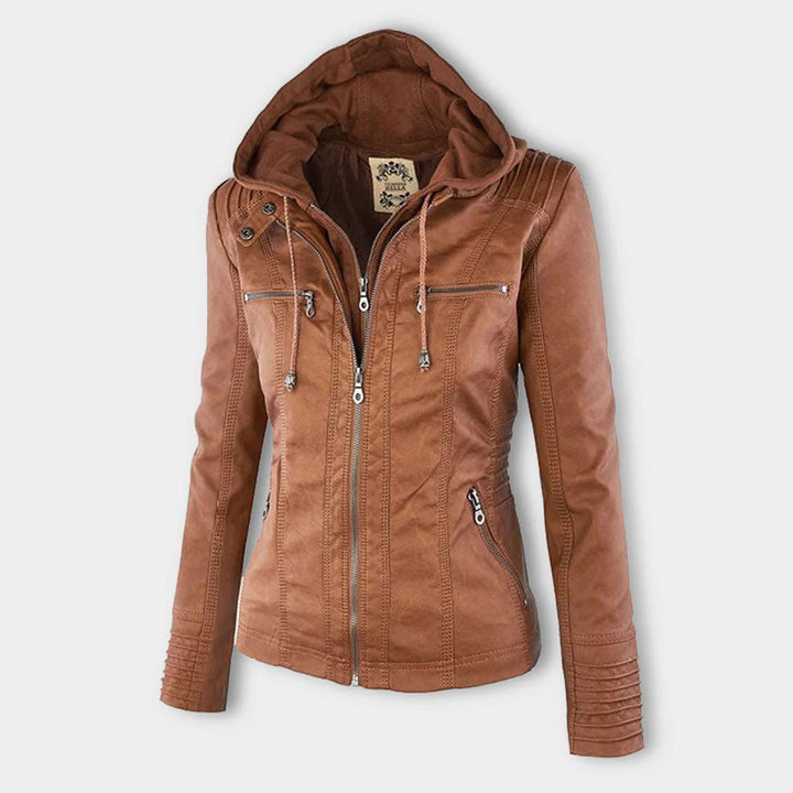 Valeria | Chaqueta con Capucha y Bolsillos con Cremallera