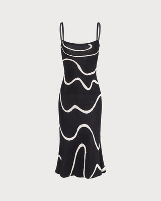 Gemma | Vestido Midi de Punto con Bajo Sirena