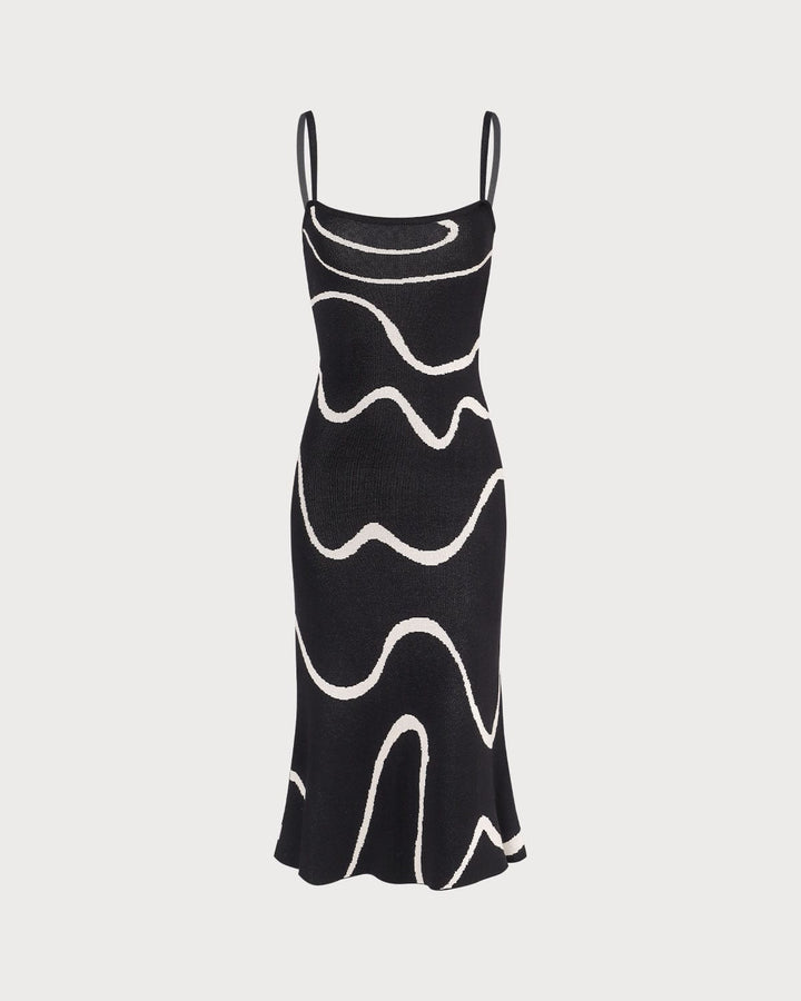 Gemma | Vestido Midi de Punto con Bajo Sirena