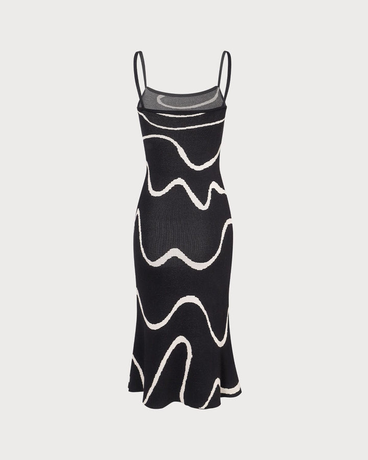 Gemma | Vestido Midi de Punto con Bajo Sirena