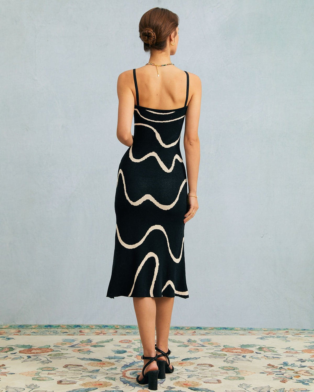 Gemma | Vestido Midi de Punto con Bajo Sirena