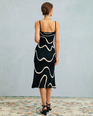Gemma | Vestido Midi de Punto con Bajo Sirena