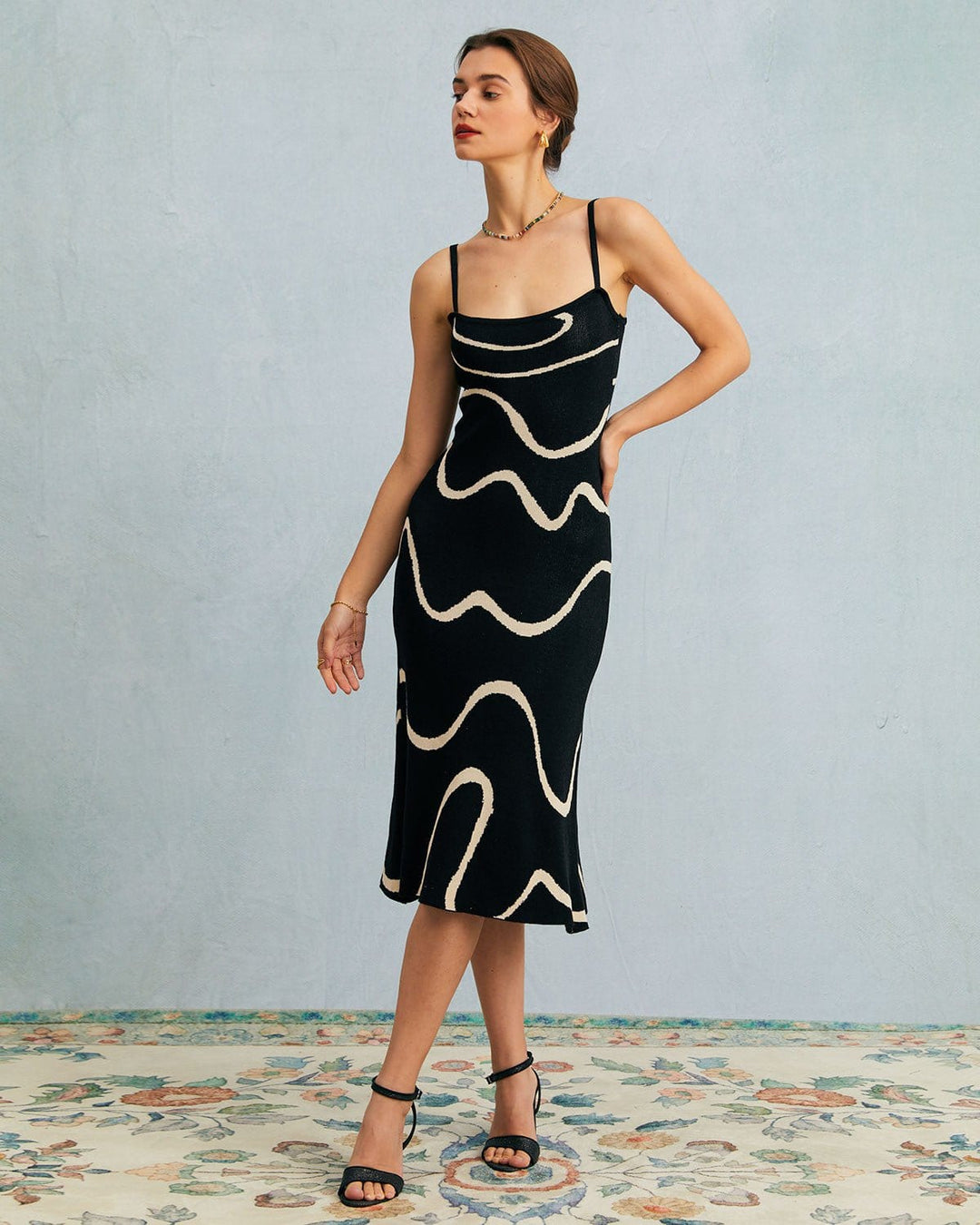 Gemma | Vestido Midi de Punto con Bajo Sirena